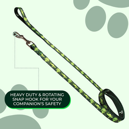 perri's pet products, dog leash, green aliens