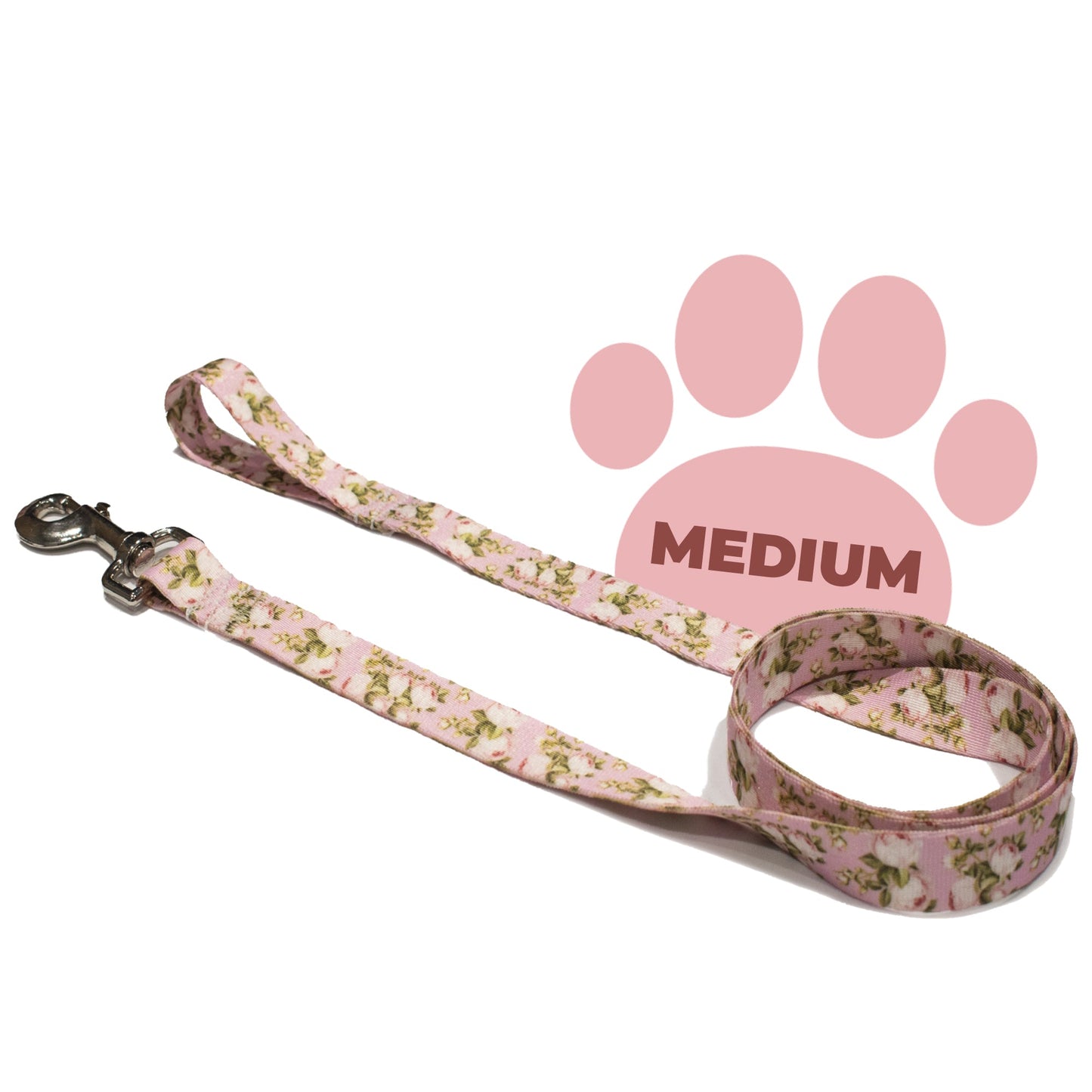 perri's pet products, dog leash, pink rose