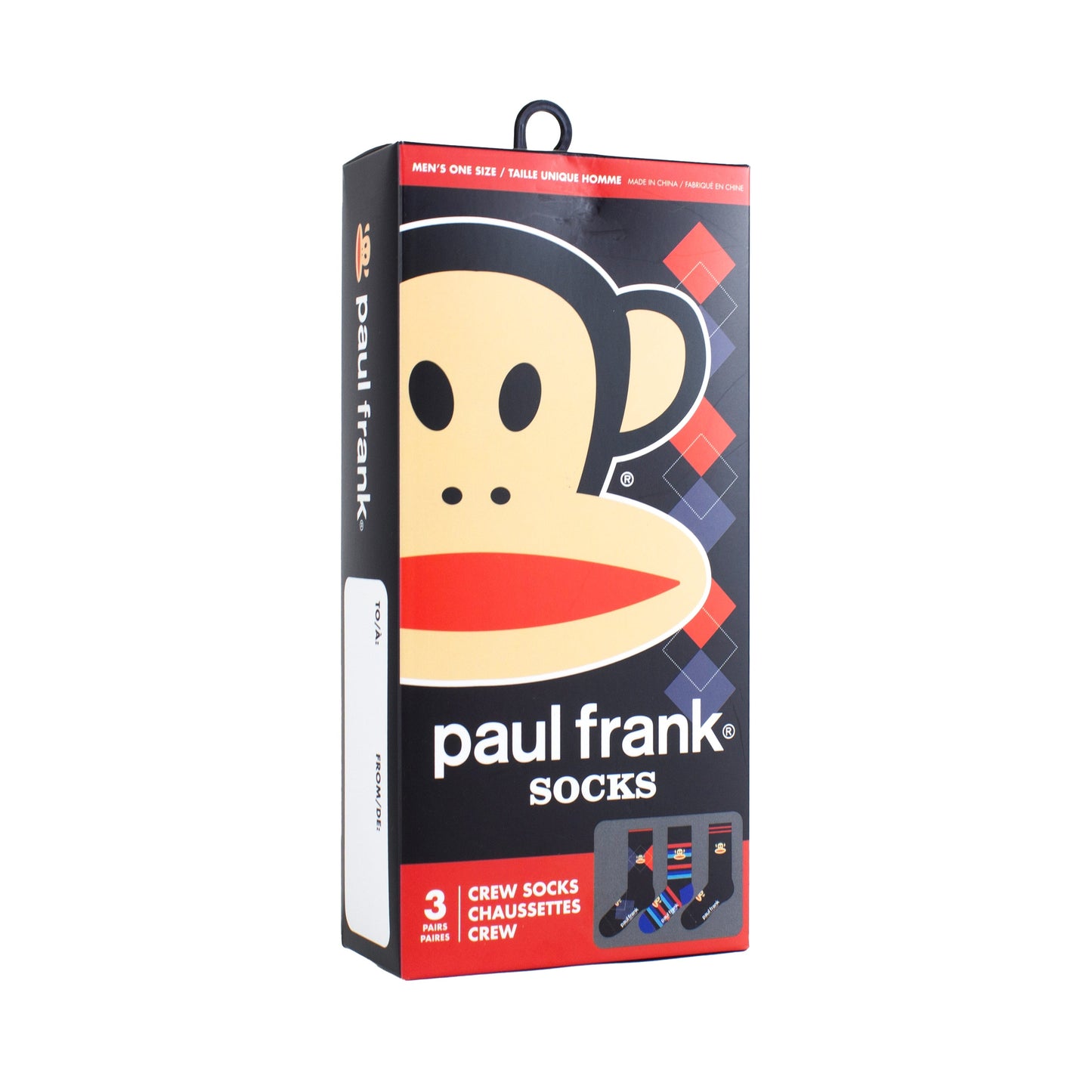 PAUL FRANK 3PAIR GIFT BOX