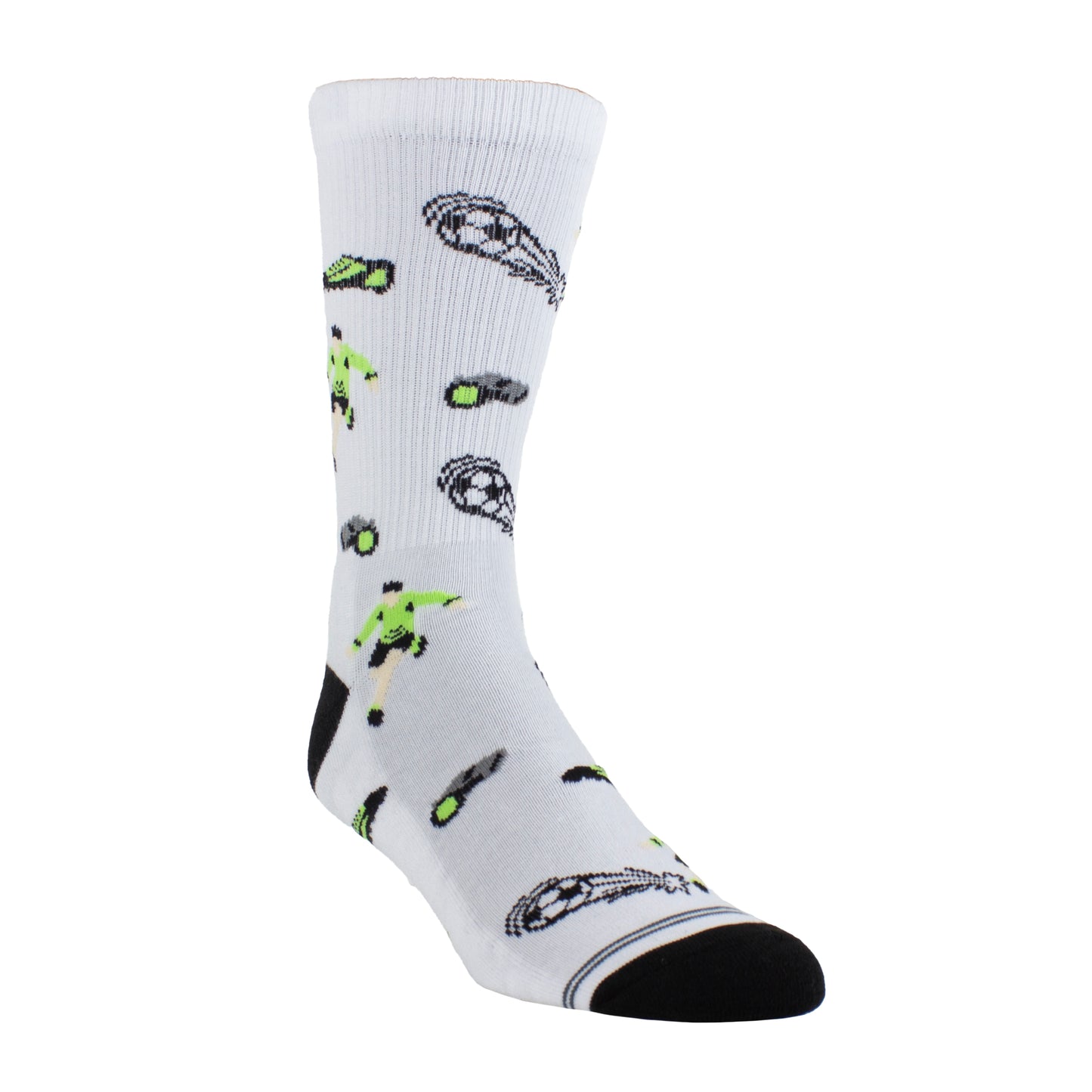 SOCCER PLAYS CREW SOCKS, 1 PAIR