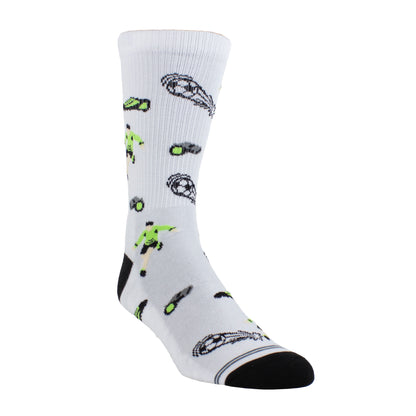 SOCCER PLAYS CREW SOCKS, 1 PAIR