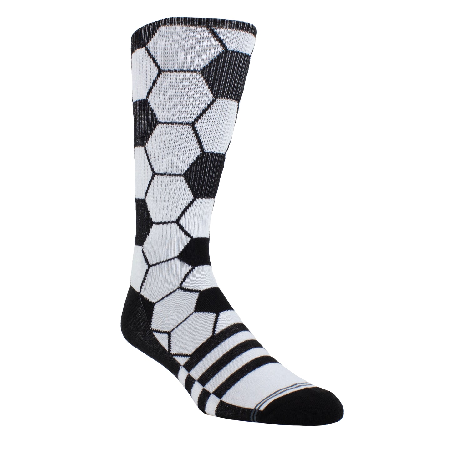 SOCCER BALL CREW SOCKS, 1 PAIR