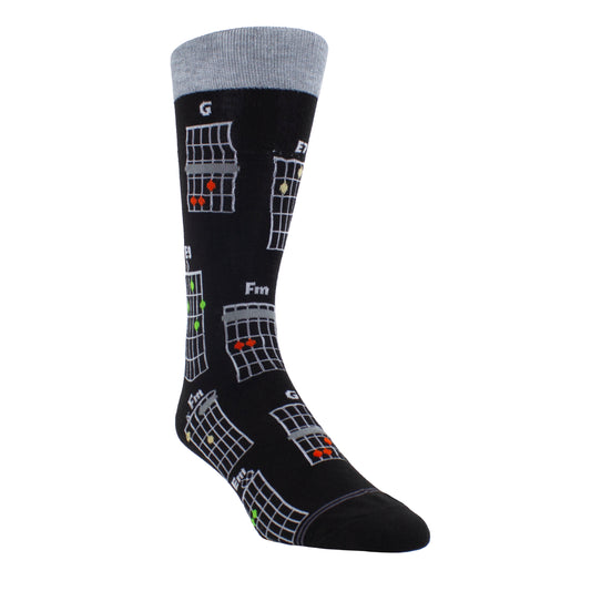 MUSIC CHORDS SOCKS, 1 PAIR