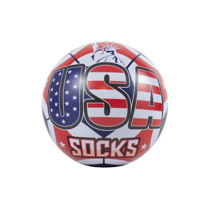 U.S.A. SOCK-ER BALL TIN, 1 PAIR