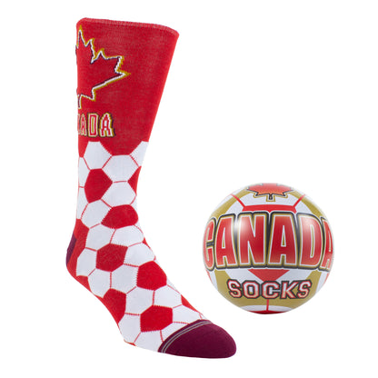 CANADA SOCK-ER BALL TIN, 1 PAIR