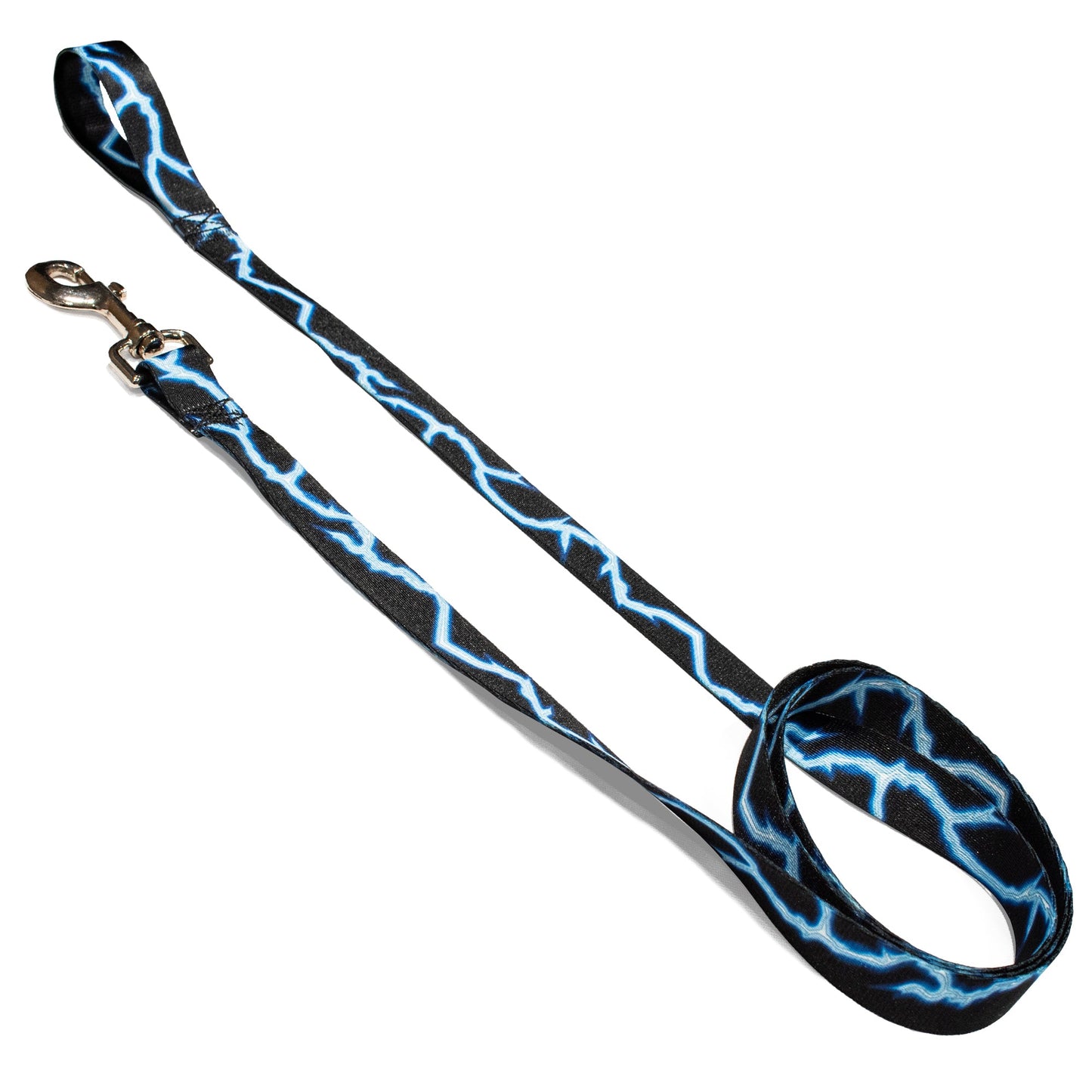 perri's pet products, dog leash, blue lightning