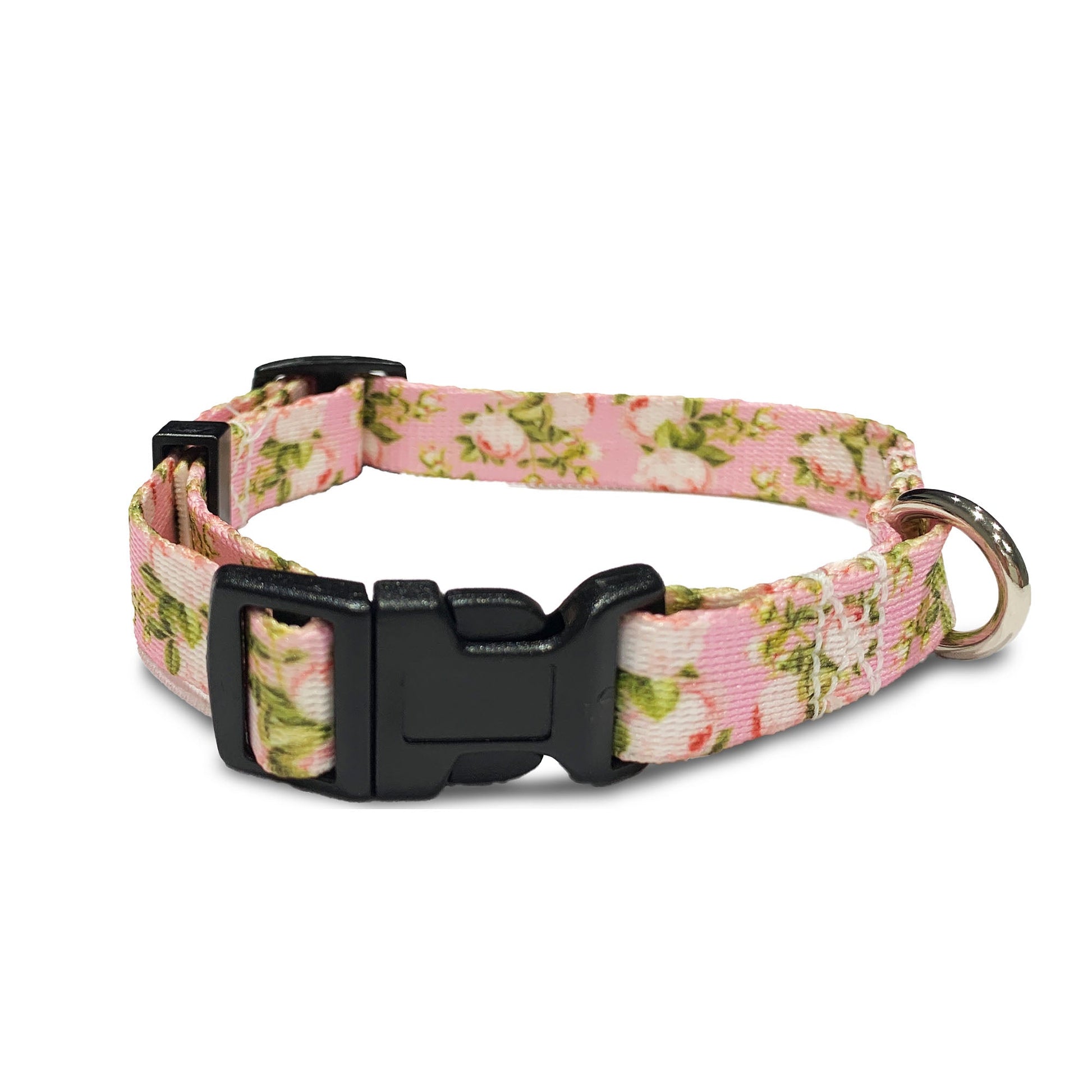 perri's pet products, dog collar, pink rose