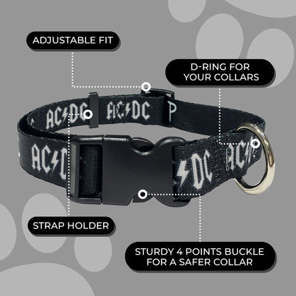 perri's pet products, dog collar, ACDC logo