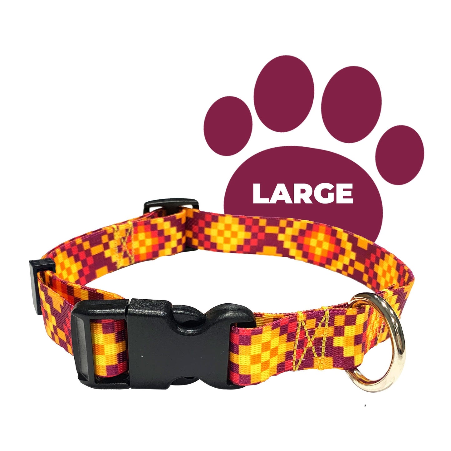 perri's pet products, dog collar, purple pixel