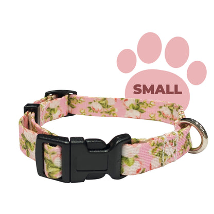 perri's pet products, dog collar, pink rose