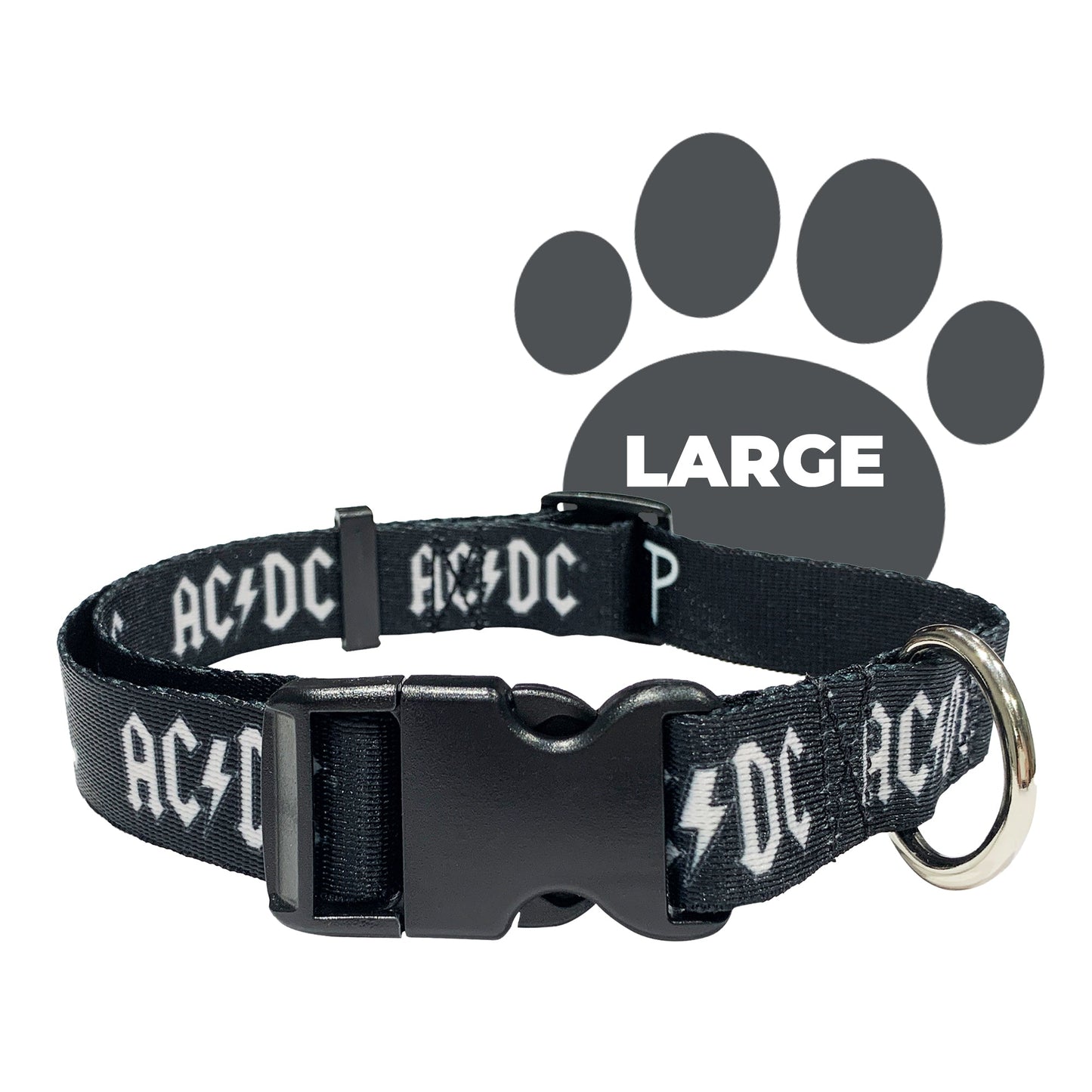 perri's pet products, dog collar, ACDC logo