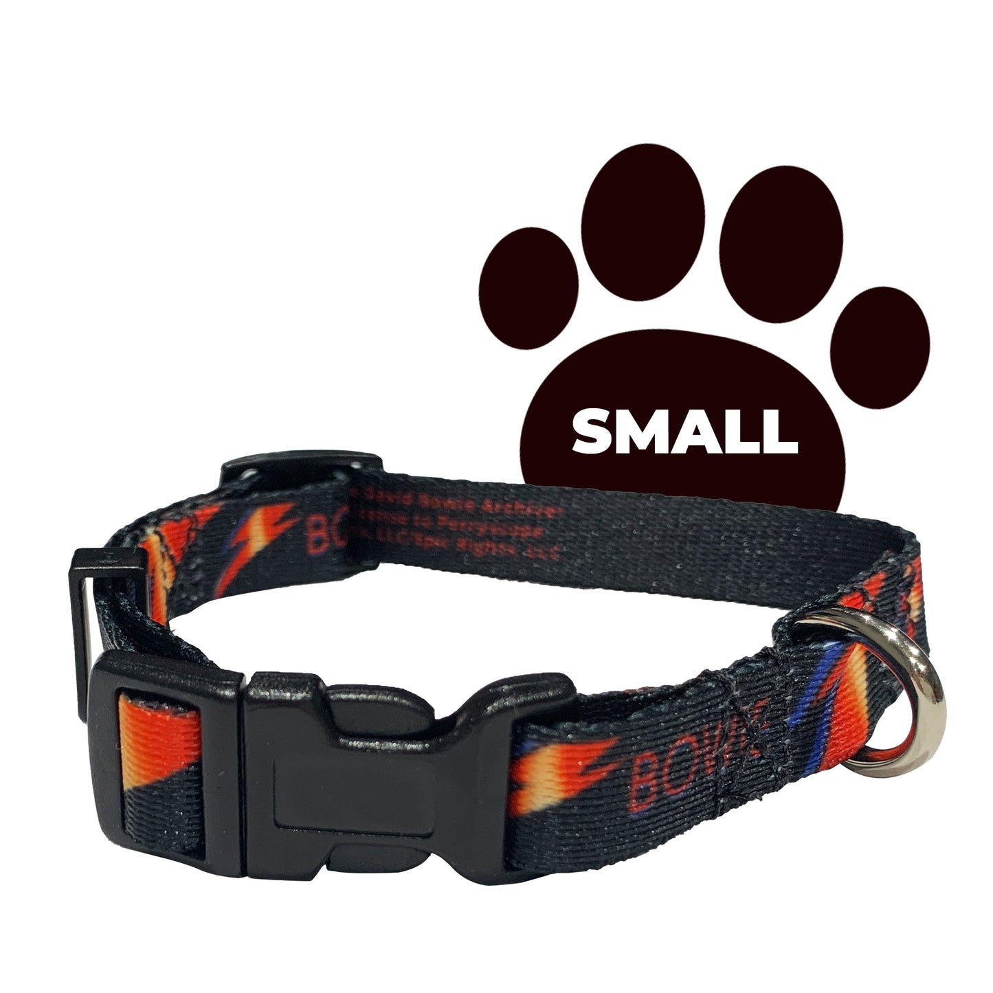 perri's pet products, dog collar, Bowie lightning bolt