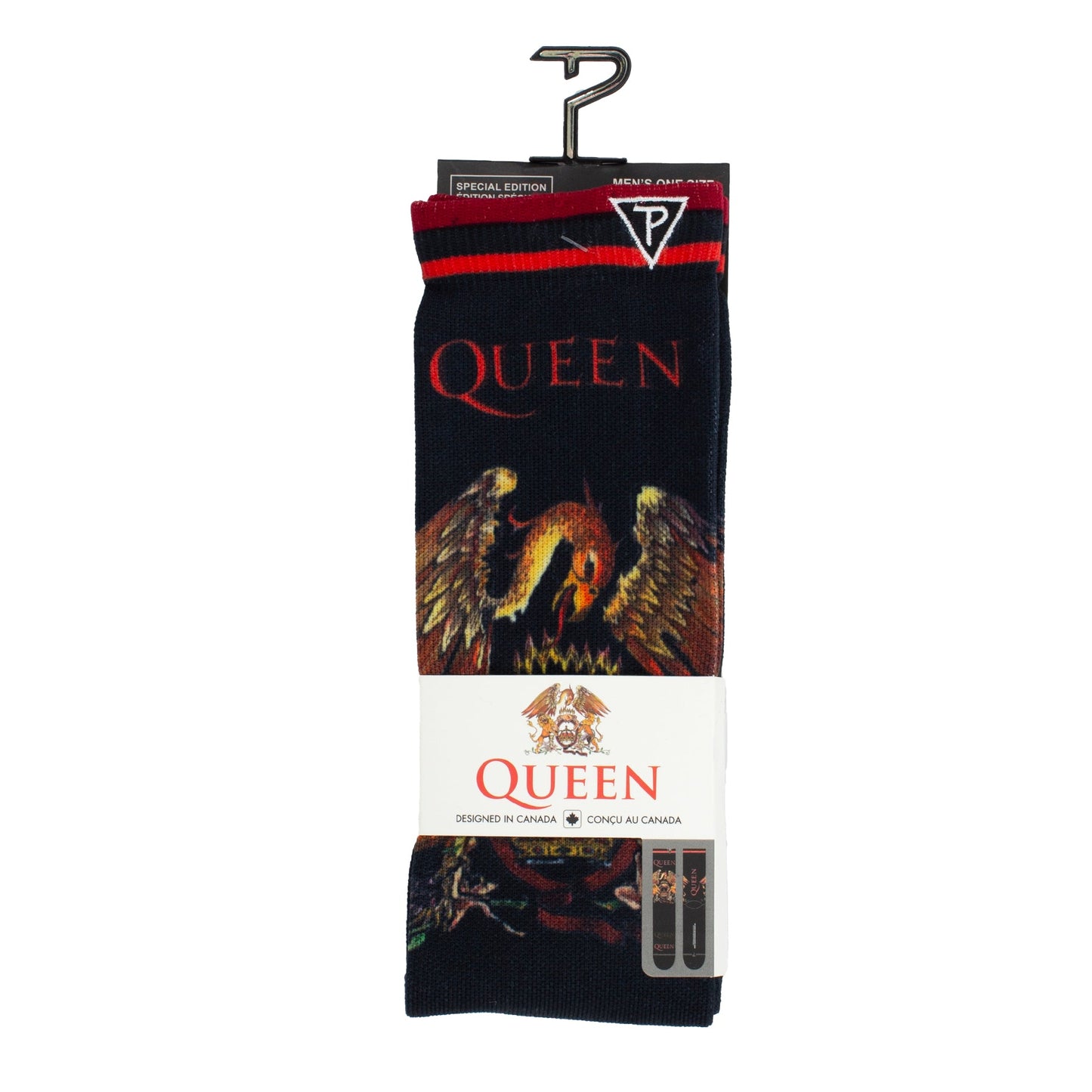 QUEEN CREST SOCKS, 1 PAIR