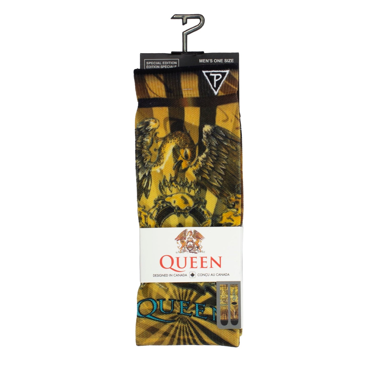 QUEEN GOLD CREST SOCKS, 1 PAIR