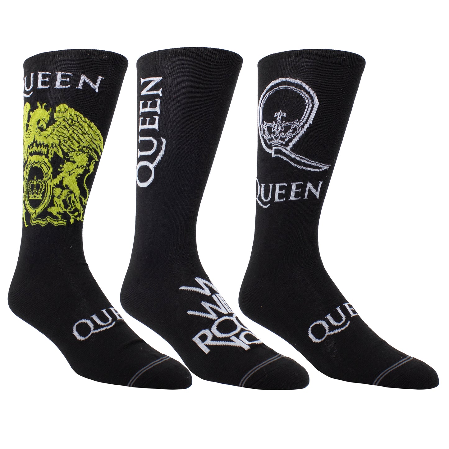 QUEEN GUITAR TIN SOCK BOX, 3 PAIR