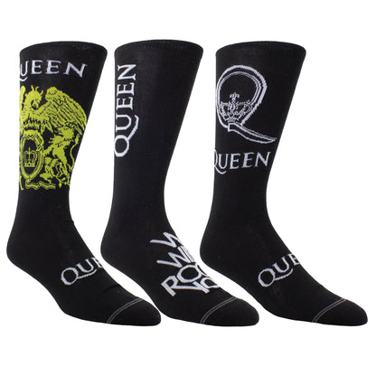 QUEEN GUITAR TIN SOCK BOX, 3 PAIR