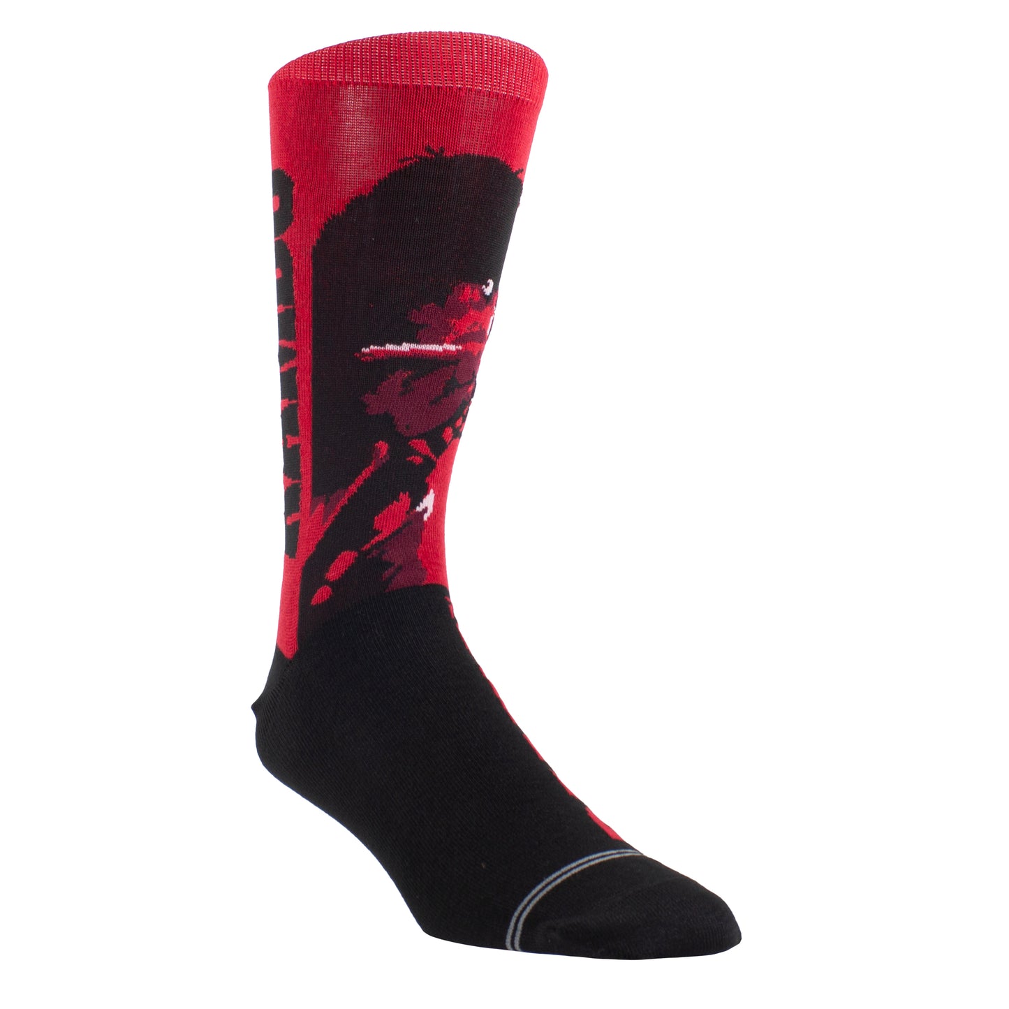RAMBO BLK/RED CREW, 1 PAIR