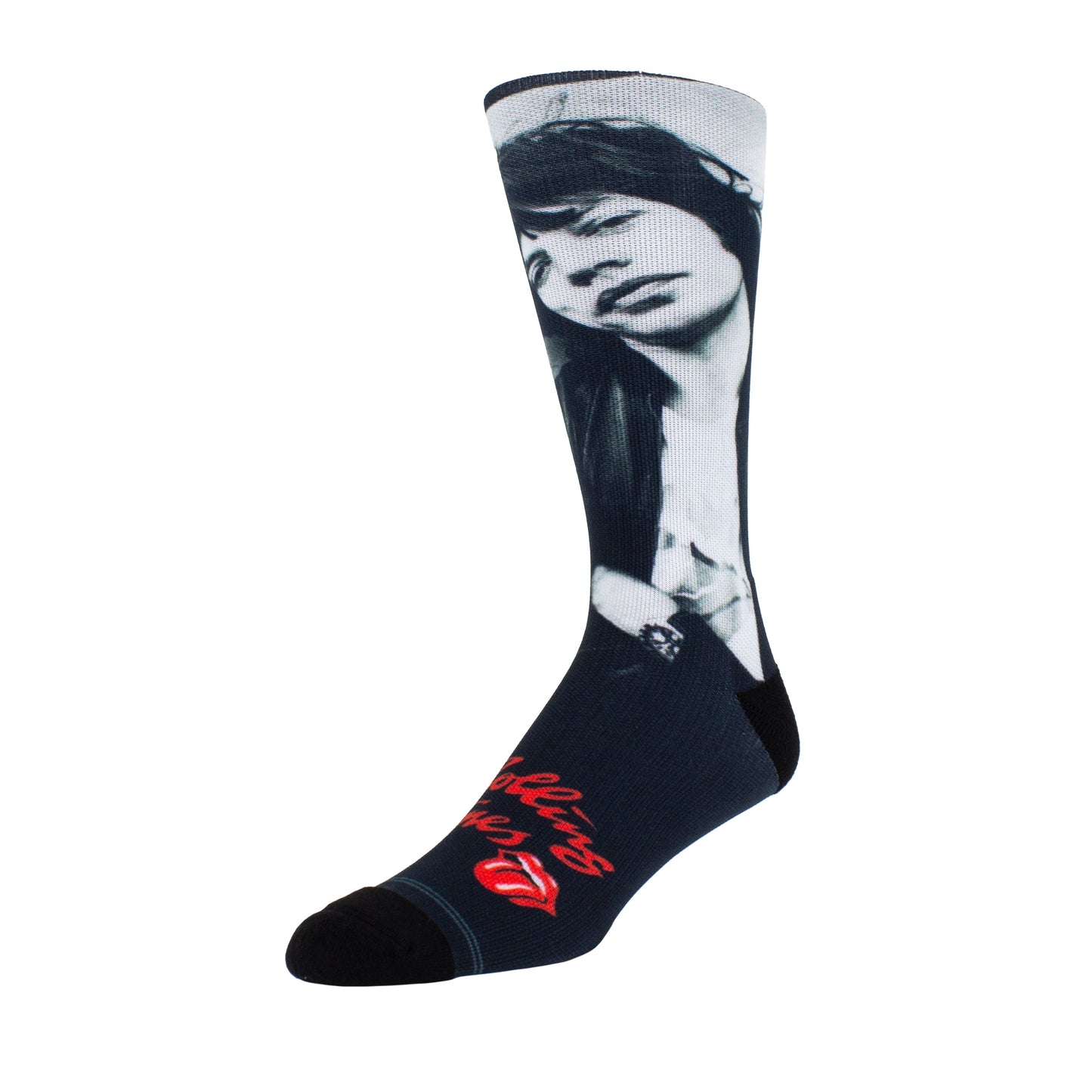 THE ROLLING STONES MICK 1975 SOCKS, 1 PAIR