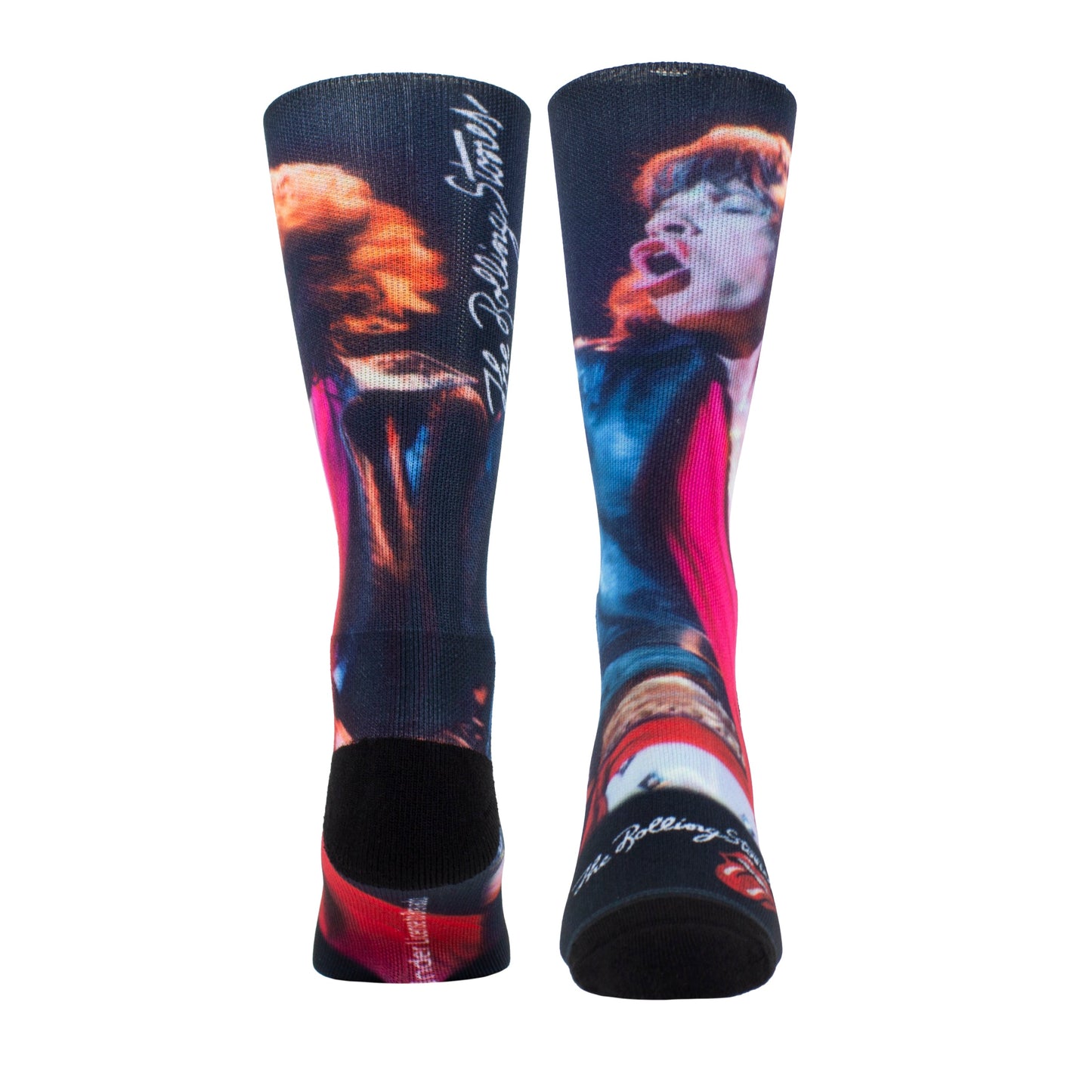 THE ROLLING STONES MICK LIVE IN COLOUR SOCKS, 1 PAIR