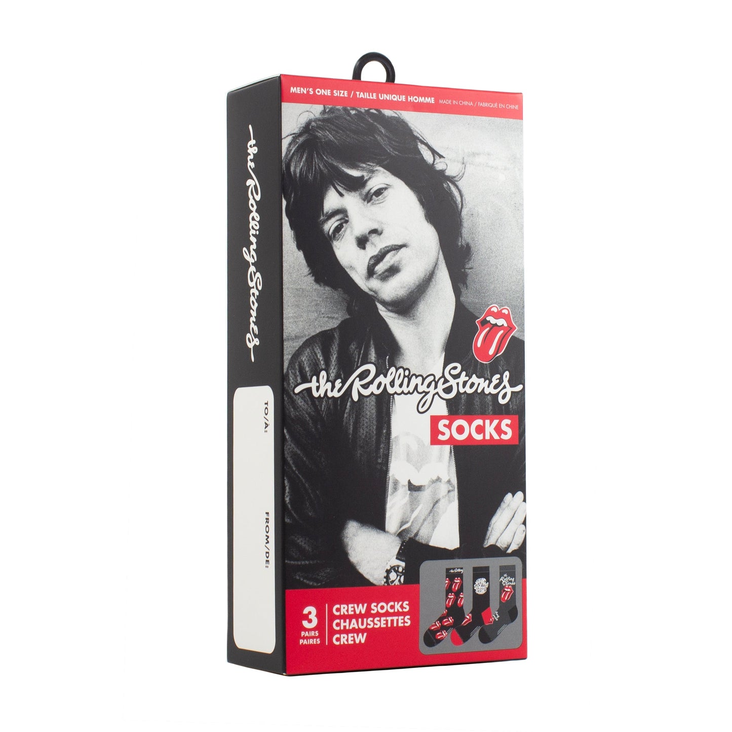 THE ROLLING STONES 3PAIR GIFT BOX