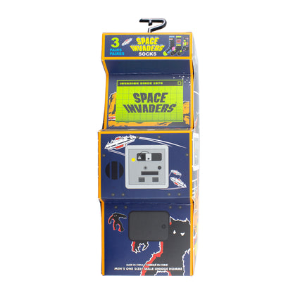 SPACE INVADERS GIFT BOX, 3 PAIR