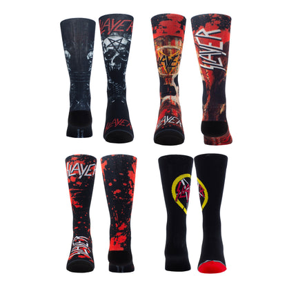 SLAYER SUPER FAN SOCK BUNDLE, 4 PAIRS