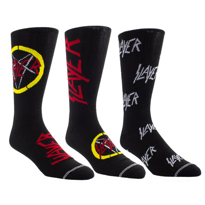 SLAYER GUITAR TIN SOCK BOX, 3 PAIR