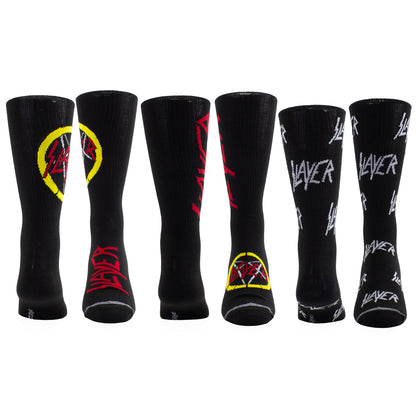 SLAYER GUITAR TIN SOCK BOX, 3 PAIR
