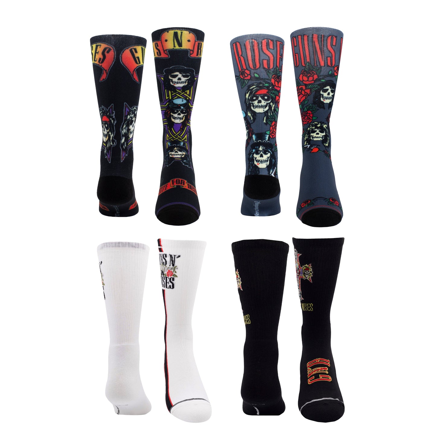 GUNS N' ROSES SUPER FAN SOCK BUNDLE