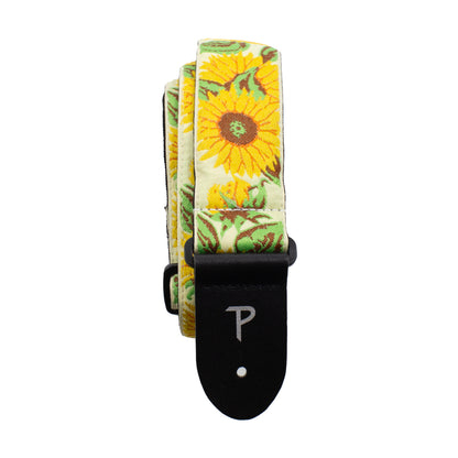 SUNFLOWER GARDEN JACQUARD GUITAR STRAP