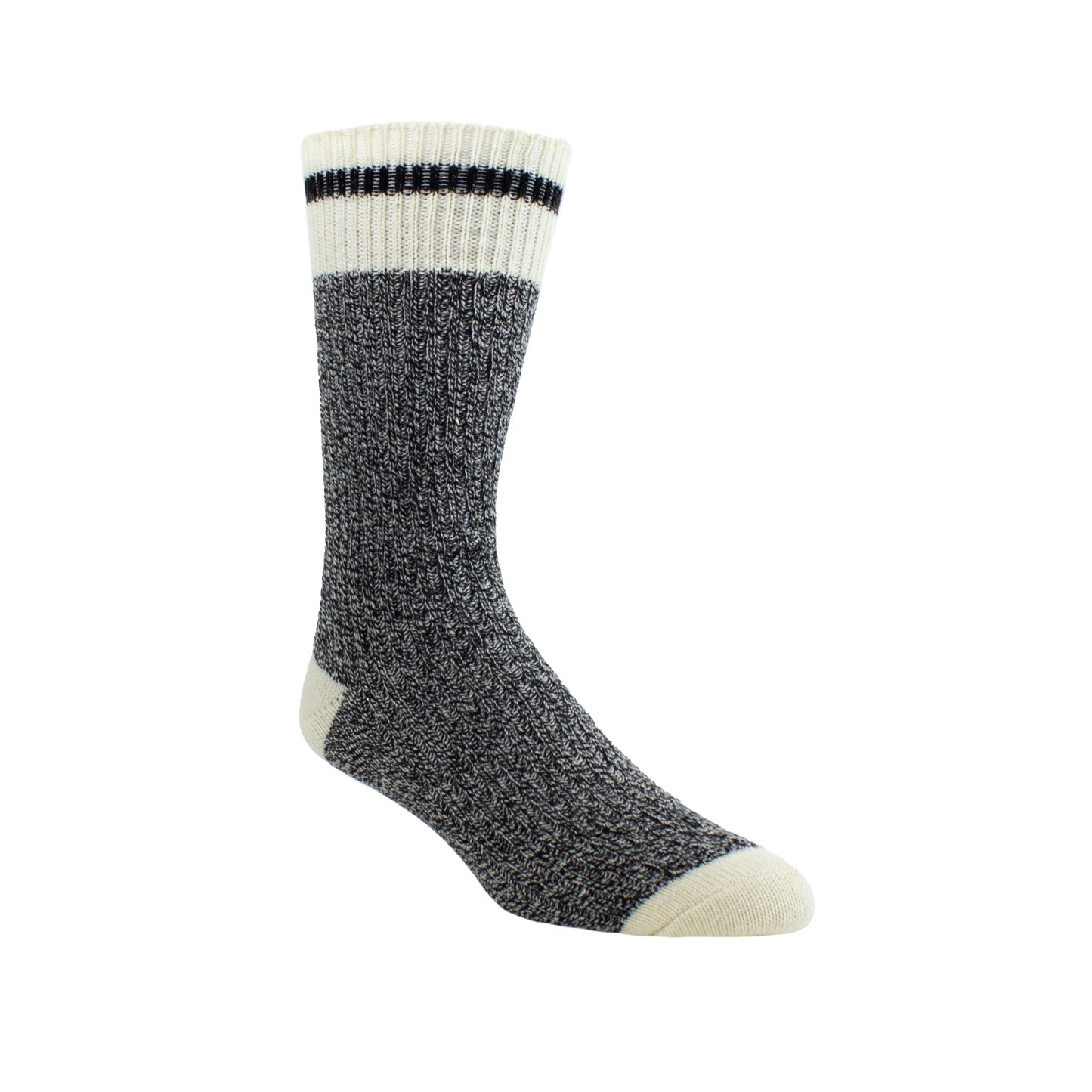 PERRI’S SOCKS™ CASUAL MEN’S WOOL WORK SOCK , 1 PAIR