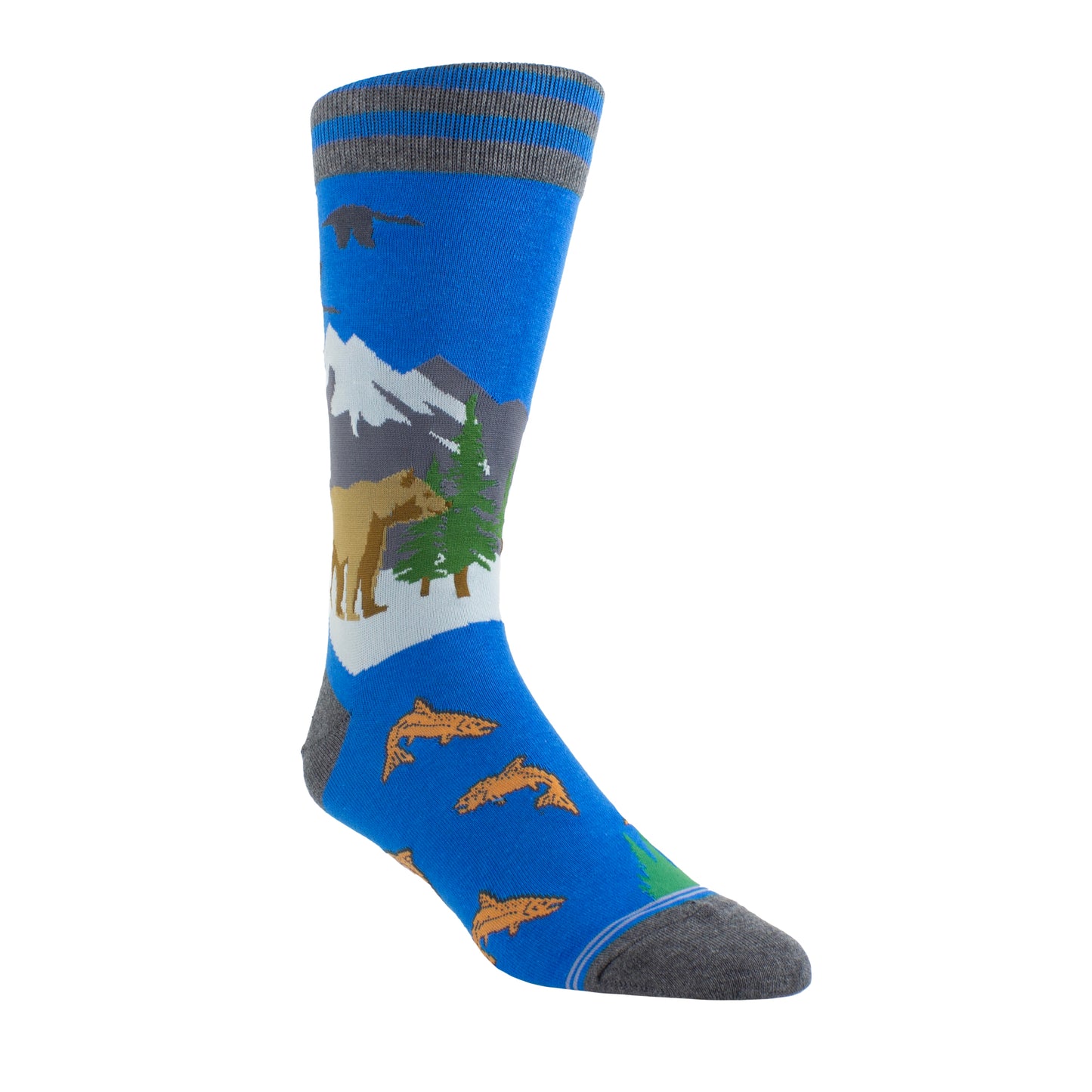 PERRI’S SOCKS™  THE GREAT OUTDOORS WEEKEND SOCKS BEAR MOUNTAIN, 1 Pair