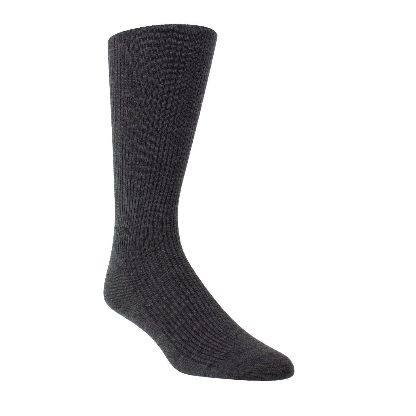 PERRI’S SOCKS™ WELLNESS MEN’S NON-ELASTIC WOOL CREW, 1 PAIR