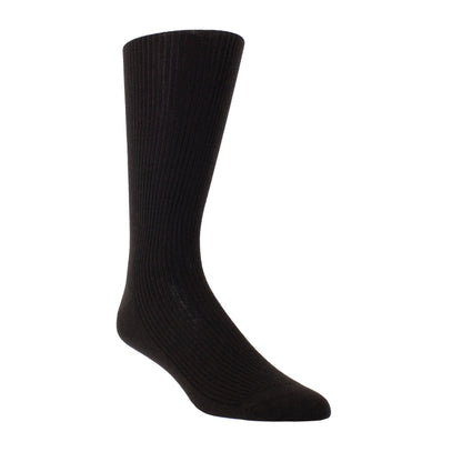 PERRI’S SOCKS™ WELLNESS MEN’S NON-ELASTIC WOOL CREW, 1 PAIR