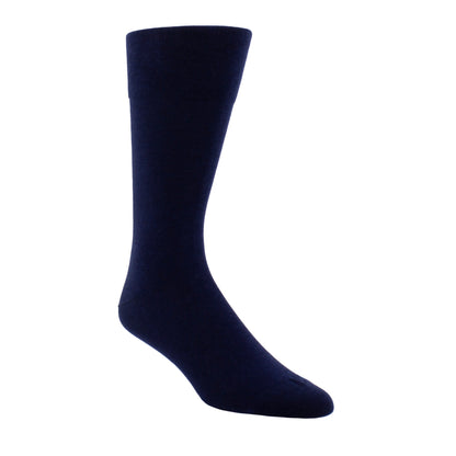 PERRI’S SOCKS™ WELLNESS MEN’S NON-ELASTIC SOFT TOP CREW, 1 PAIR