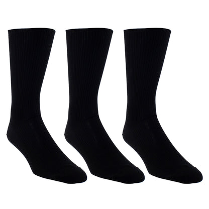 PERRI’S SOCKS™ WELLNESS NON-ELASTIC COTTON CREW, 3 PAIR