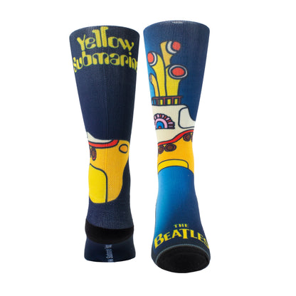 THE BEATLES YELLOW SUBMARINE SUB SOCKS, 1 PAIR