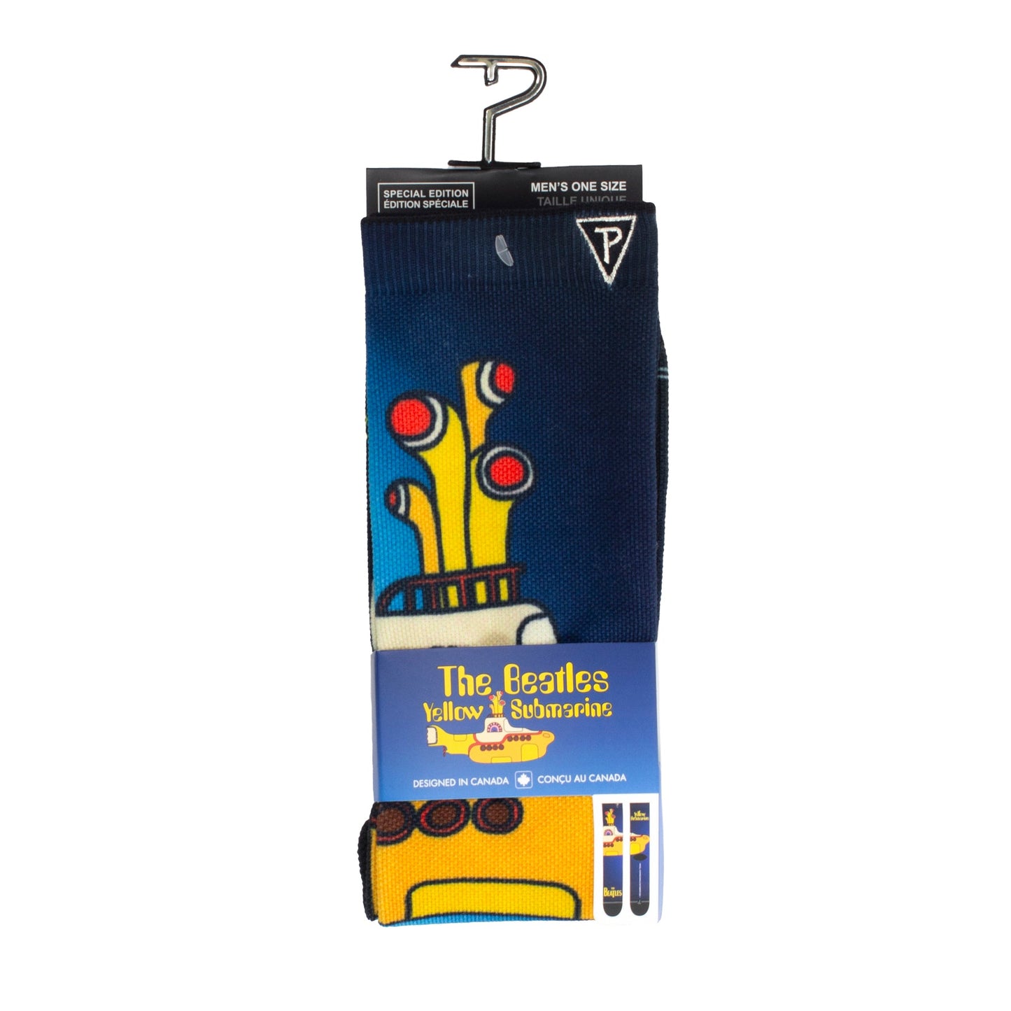 THE BEATLES YELLOW SUBMARINE SUB SOCKS, 1 PAIR