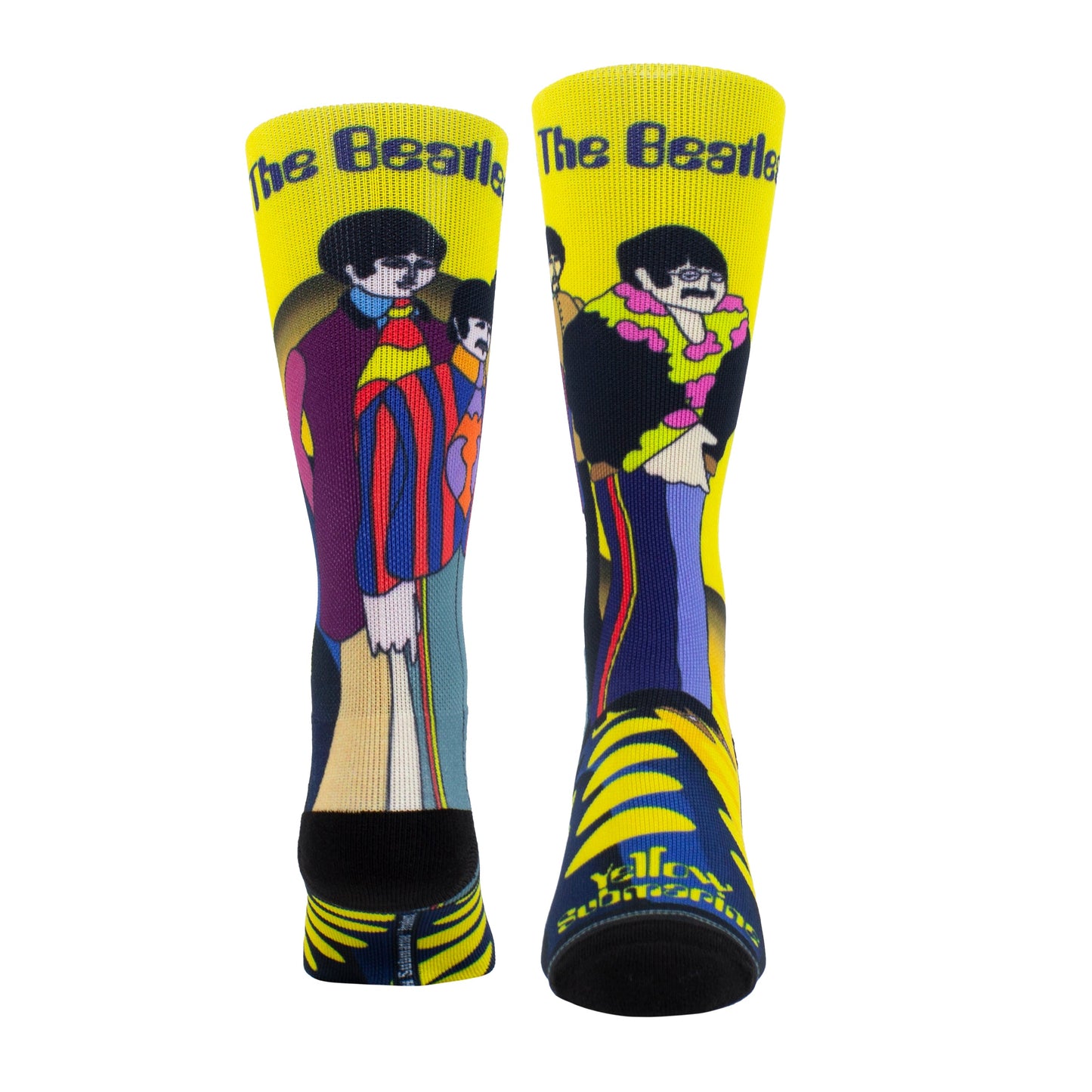 THE BEATLES YELLOW SUBMARINE SEA OF HOLES SOCKS, 1 PAIR