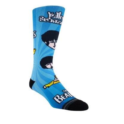 THE BEATLES YELLOW SUBMARINE PSYCHEDELLIC FACES SOCKS, 1 PAIR