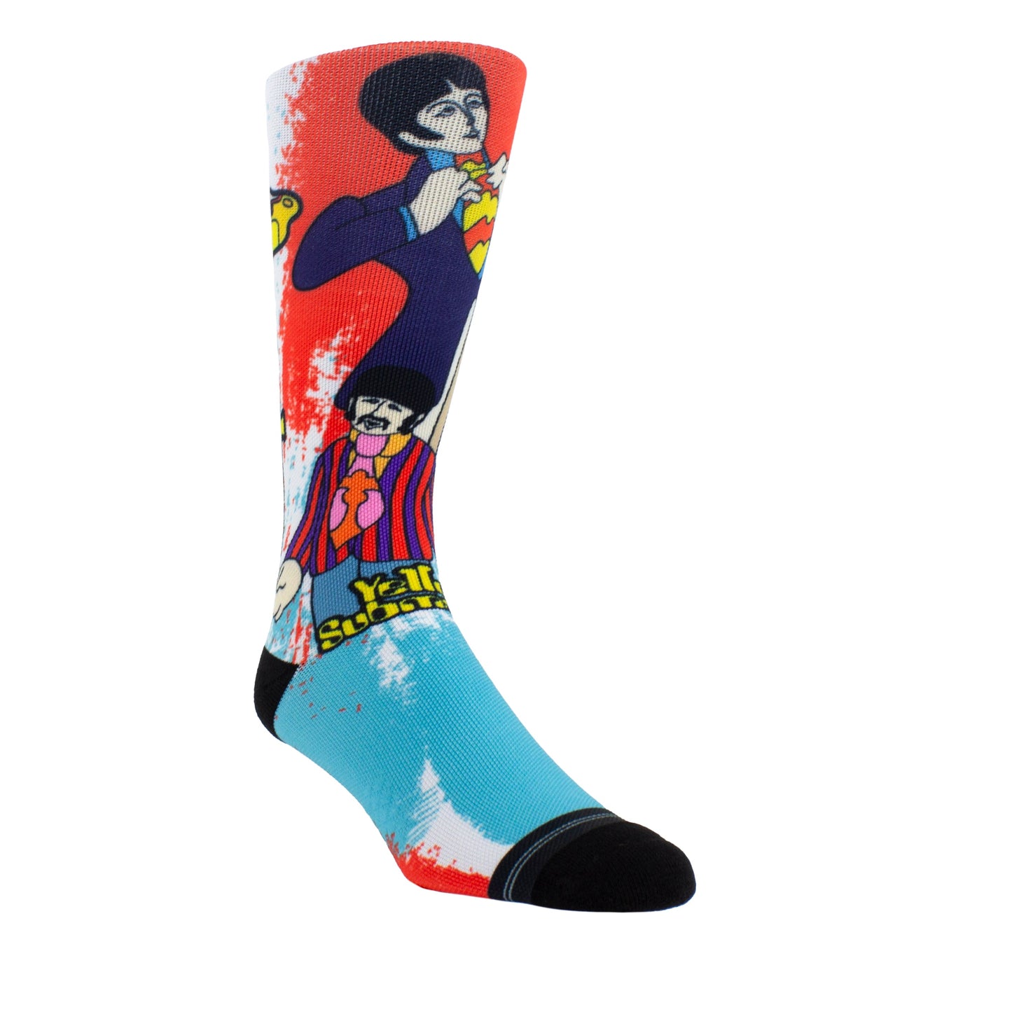 THE BEATLES YELLOW SUBMARINE ACTION SOCKS, 1 PAIR