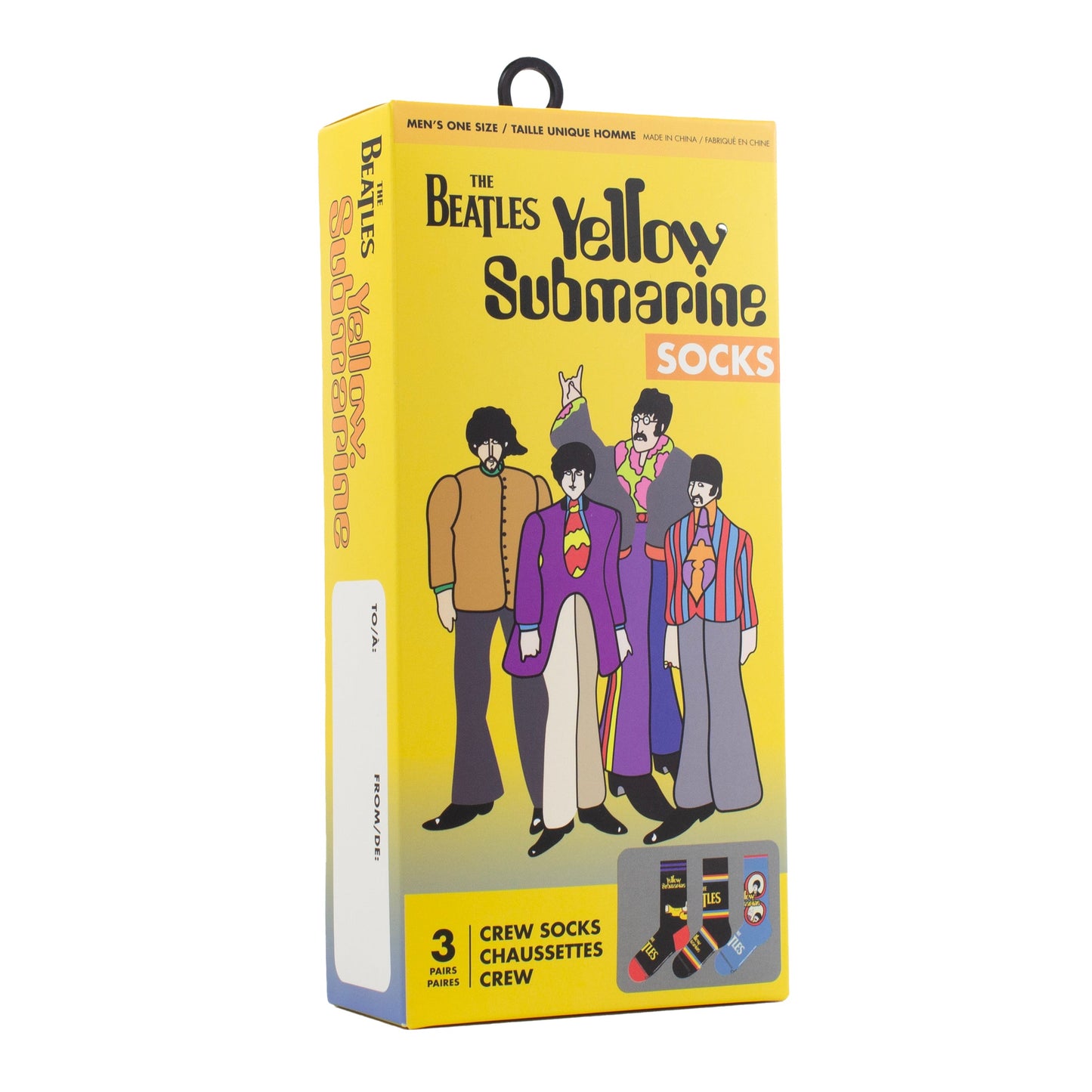 YELLOW SUBMARINE 3PAIR GIFT BOX