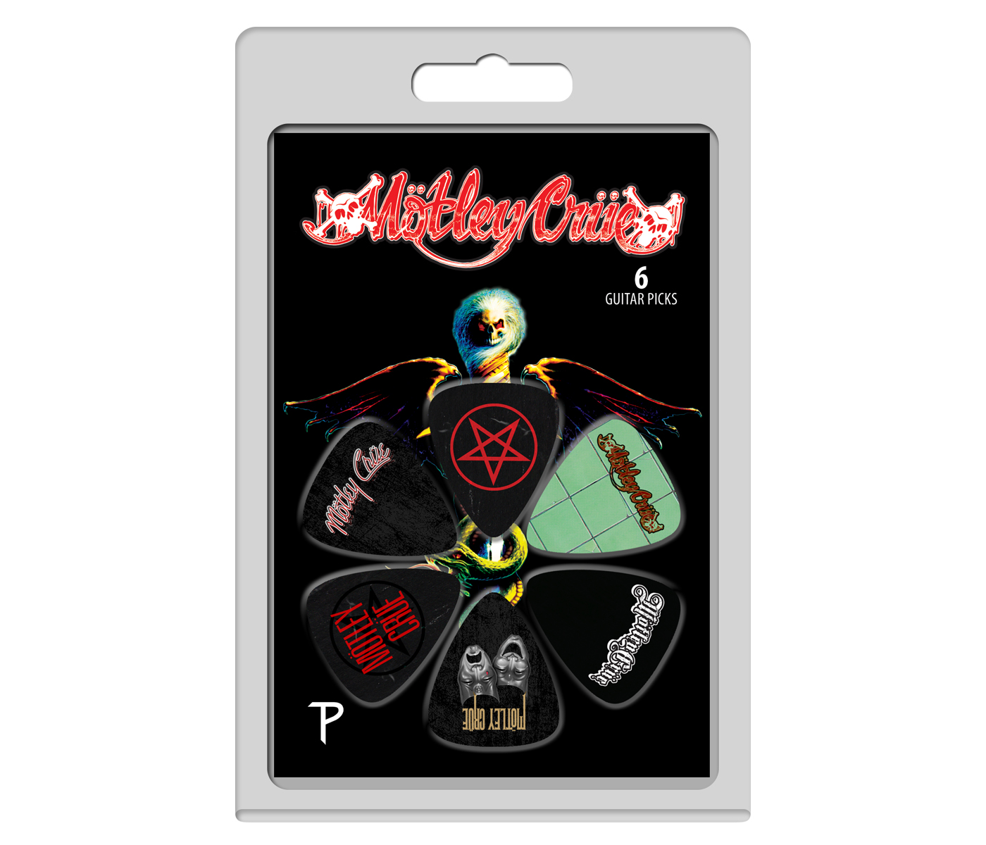 6 Pack Mötley Crüe Official Licensing Variety Pack Guitar Picks - Perris  Leathers